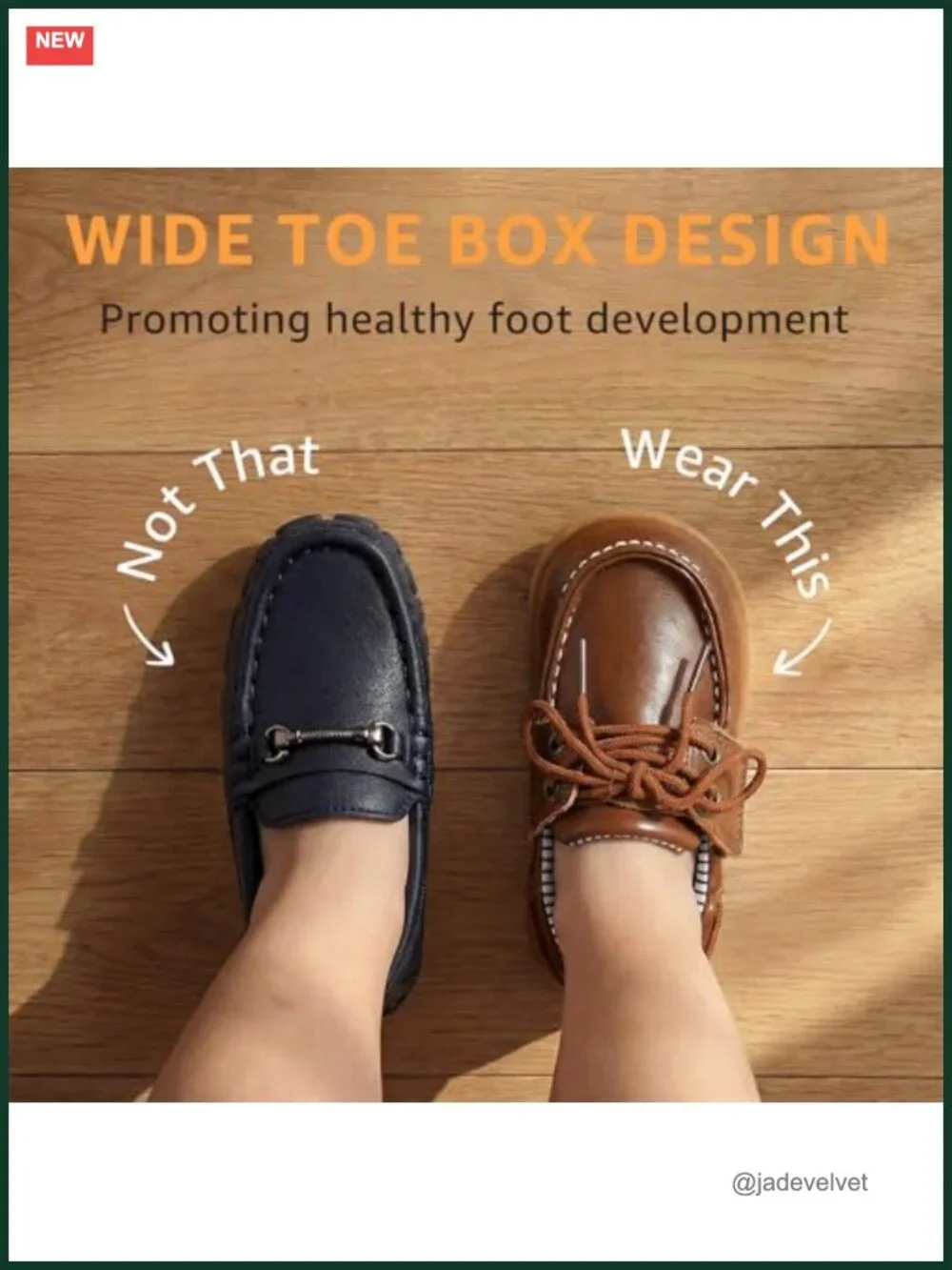 Boys Wide Toe Box Dress Shoes Non-Slip Leather Loafers Toddler First Walker